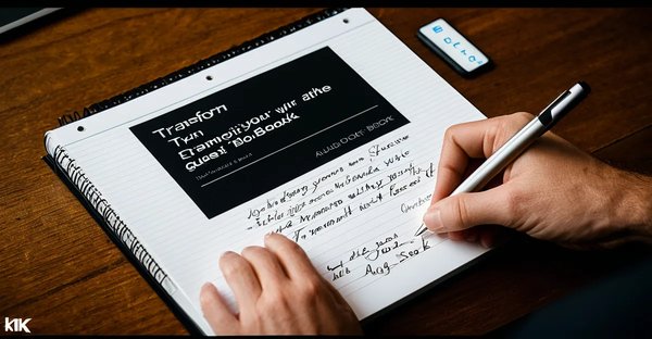 Transformez vos événements avec le livre d'or audio mémorable